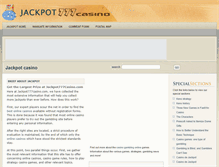 Tablet Screenshot of jackpot777casino.com